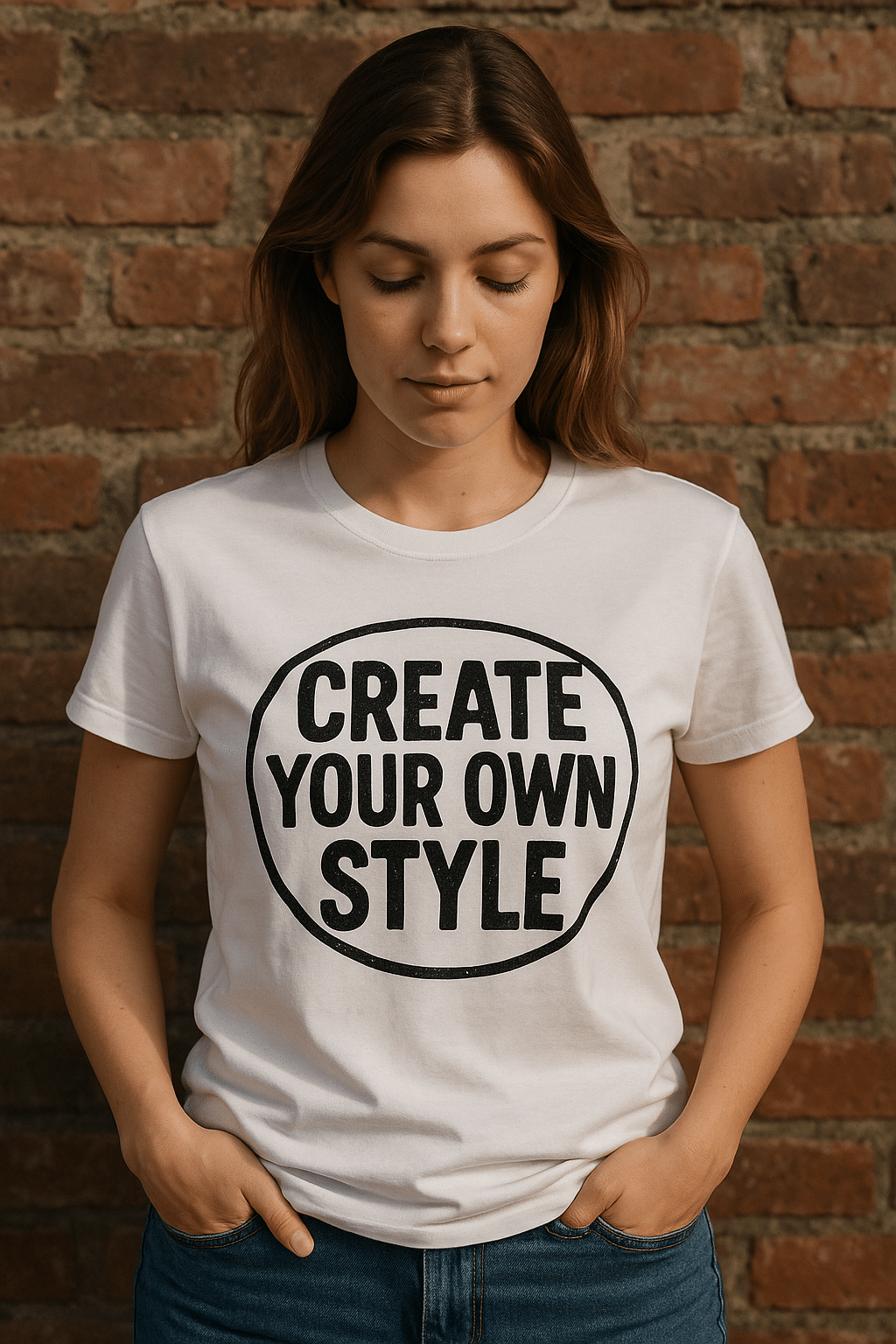 Skab din egen stil med t shirt med tryk